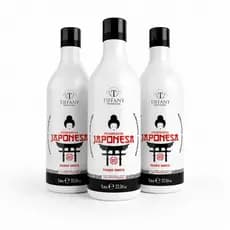 Kit 03 Progressivas Japonesa Tiffany Professional -1LT- Liso Imediato Profissional