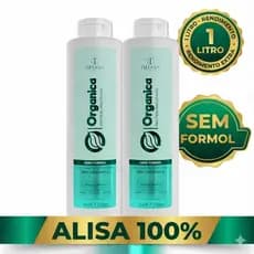 KIT 2 PROGRESSIVAS ORGANICAS SEM FORMOL 1LT CADA ALISA 100% ENVIO IMEDIATO