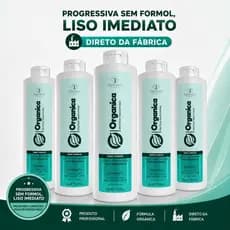 kit 5 progressivas organica sem formol alisa ate cabelo afro,preço de atacado.