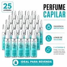 Kit 25 Perfumes Capilares Fragrancia Importada Ideal P/ Revenda