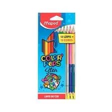 Lapis de cor Maped 12 cores color peps star