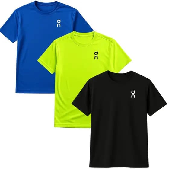 3 Peças T-shirt Masculina Dry Fit | Roupas Esportivas de Alta Performance Caimento Perfeito Look Fitness Moderno