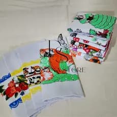 Kit Pano de Prato Copa Pia 35 x 60 cm 100% Algodão