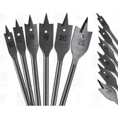 Jogo De Brocas Chata Para Madeira Kit Com 6 Pcs Tamanho de 10 a 25mm