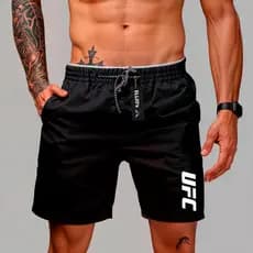 Short Bermuda Mauricinho Antiodor Esportiva  UFC 02-  Academia, Skate, Basquete, Corrida Tactel