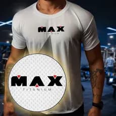 Camisa Dry Fit  Masculina - MAX Academia, Corrida, CrossFit Alta Durabilidade