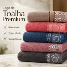 JOGO DE TOALHAS DE BANHO SECAGEM RÁPIDA 1,40m X 70cm QUALIDADE PREMIUM MACIA LUXO CASA BANHEIRO TOP!