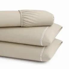 Jogo de Cama Lençol 400 Fios Extra Macio Par de Fronha Solteiro Casal Queen King Ponto Palito Micropercal