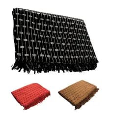 Kit 02 Manta Para Sofá de Casal Protetora Pontilhada 2,40x1,80 Decoração Luxo Promoção