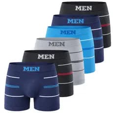 Kit 1, 3 E 6 Cueca Box Microfibra Infantil Juvenil 10 A 16 Anos