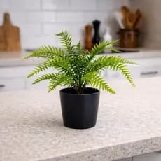 Buquês Samambaia Arbusto Artificial Folhagem Decoração Realista