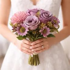 Kit Buques Rosas Artificiais Decoração de Casamento Arranjos  Festas