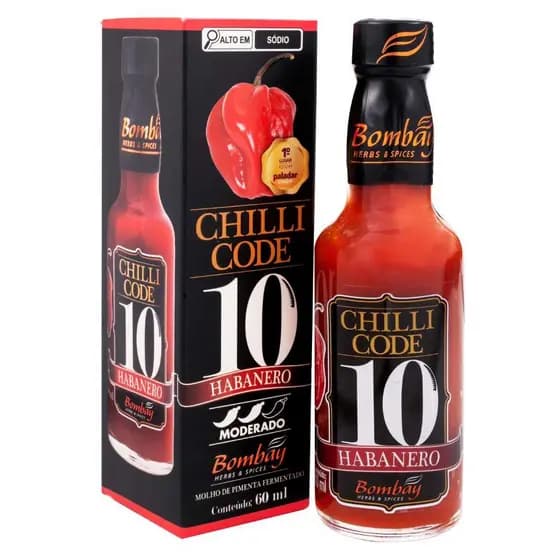 Chilli Code 10 Molho de Pimenta Habanero