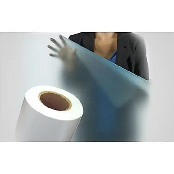Adesivo Decorativo Jateado liso p/ Vidro - Box, Janelas e Portas - 100 x 50 cm