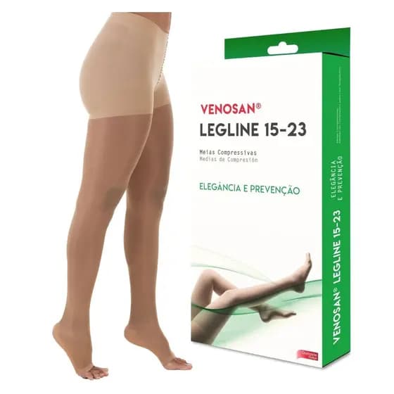 Meia Calça Venosan Legline 15-23  Pé Aberto Olinda