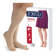Meia 3/4 Jobst Opaque | Compressão 20-30 mmHg - Natural