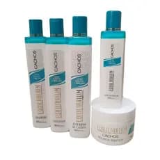 Kit Completo Cachos Perfeitos e Modelados Equilibrium Paris Color (5 Produtos)