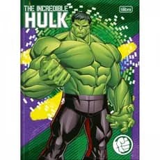 Caderno Brochura Hulk Smash 80 folhas  - Tilibra