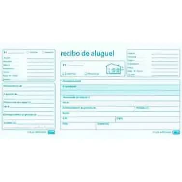 Bloco Recibo Aluguel com Canhoto 50Fls Un  Tilibra