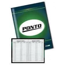 Livro Registro de Ponto 1/4 160 Folhas - S.D - São Domingos