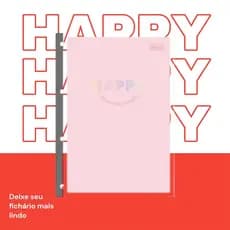Bloco Refil Para Fichário Tilibra Happy 80 Folhas