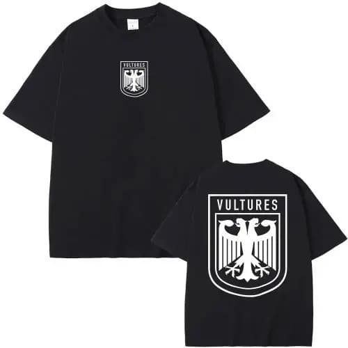 Camiseta Unissex Estampa Vultures Kanye West Streetwear - Camisa de Malha 100% Algodão - Envio Imediato - Spyke Shop