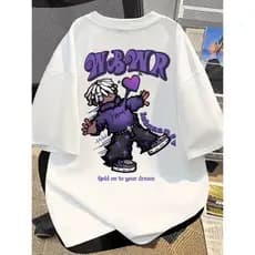Camiseta Unissex Estampa Labzaa Menino Fofo Streetwear - Camisa de Malha 100% Algodão - Envio Imediato - Spyke Shop