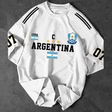 Camiseta Básica City Stars Bandeira 07 Argentina Envio Rápido