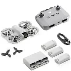 Drone DJI Neo Fly More Combo DN1A0626 (RC-N3) Anatel 4K com GPS - Cinza Claro