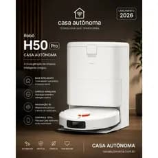 Robô Aspirador H50 Pro Limpeza Inteligente Premium Lavagem Automática +Sucção 15000Pa Envio imediato