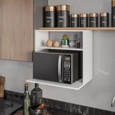 Nicho Suporte  Microondas Cozinha Forno Organizador Luara