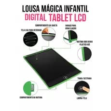 Lousa Mágica Infantil Digital LCD 8,5" – Tablet Educativo Para Desenho e Escrita
