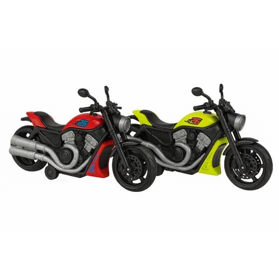 Moto de Brinquedo Fricção Infantil – Mini Moto Esportiva de Plástico