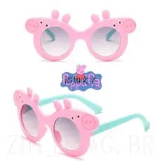 Óculos de Sol Infantil Hasbro Peppa Pig Personagem de Desenho Animado George Proteção UV Acessórios para Fotos Presente