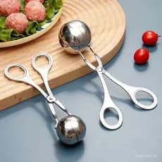 Ferramenta de Fazer Almôndegas de Aço Inoxidável - Molde de Bolinho de Arroz Utensílios de Cozinha