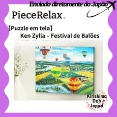 PieceRelax Puzzle de plástico com tela [Ken Zylla – Festival de Balões] Nível difícil para adultos, sem peças soltas, encaixe perfeito[Enviado diretamente do Japão]
