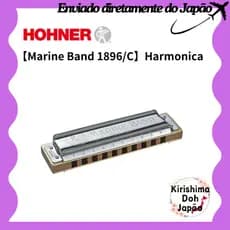 HOHNER Marine Band 1896/C 10-Hole Harmonica Key of C [Enviado diretamente do Japão]