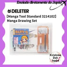 DELETER Manga Tool Standard 3214102 Complete Manga Drawing Set with G Pen Maru Pen Pen Holder Ink [Enviado diretamente do Japão]