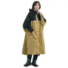 [AME TO HARE] Poncho de Chuva para Bicicleta - Capa de Chuva com Espaço para Mochila, Ideal para Trabalho/Escola, com
