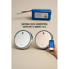 Bateria Robô Aspirador Ropo Pet E Smart 1 E 2 Com 2500mah