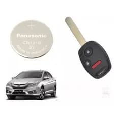 Bateria da chave Honda Civic, City, CRV, 2007 a 2013