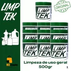 10 Pastas de Seco Limp Tek C/500g Lavagem a Seco Carro Sofa Computador Limpeza Profunda