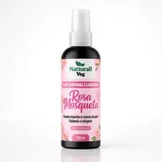 Óleo de Rosa Mosqueta Clareador de manchas, foliculite e estrias vermelhas120l - Natturall-Veg