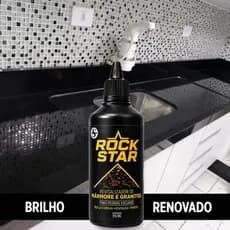 Limpa Renova Granito Mármore Super Brilho Intensificador De Cor Rock Star