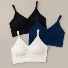 Kit 3 Top Topper Poliamida Premium Conforto Fitness Bojo RemoviveL Moda Intima Tamanho G GG