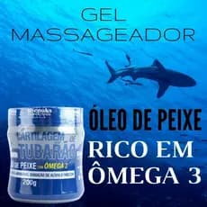 Gel Massageador Cartilagem de Tubarão 200g Rhenuks - Anti Desconforto Muscular