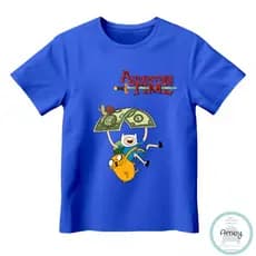 Camiseta Infantil Hora da Aventura 100% Algodão