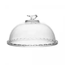 Queijeira Bird 20cm com Tampa Cristal Ecológico - Wolff