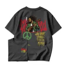 Camiseta Feminina Streetwea Bob Marley Camisa Algodão Premium 30.1 Plus Size