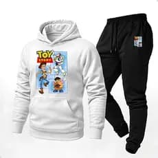 Conjunto Blusa Moletom Canguru + Calça Toy Stor Quadrinho Lançamento Exclusivo 2026